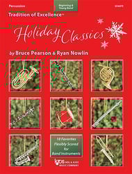 cover Tradition of Excellence Holiday Classics Percussion band method book cover